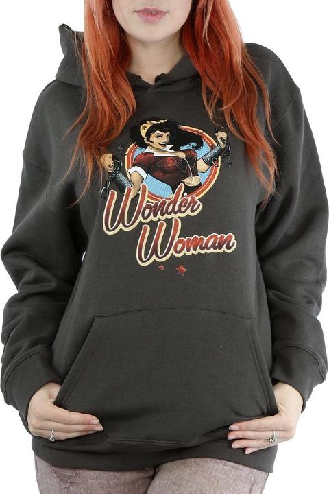 Immagine prodotto Wonder Woman Felpa con Cappuccio Distintivo Donna (XS)