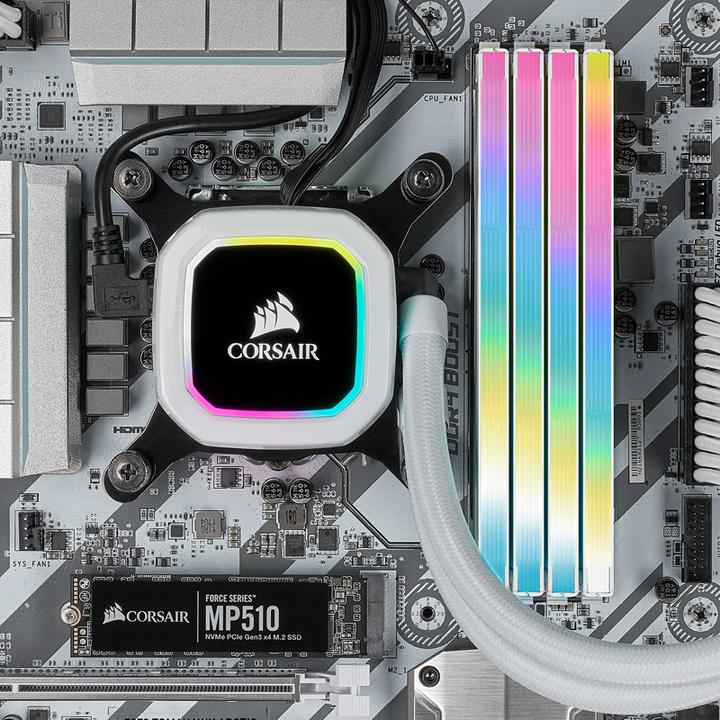 Image du produit Corsair Vengeance RGB Pro SL (4 x 8GB, 3200 MHz, RAM DDR4, DIMM)