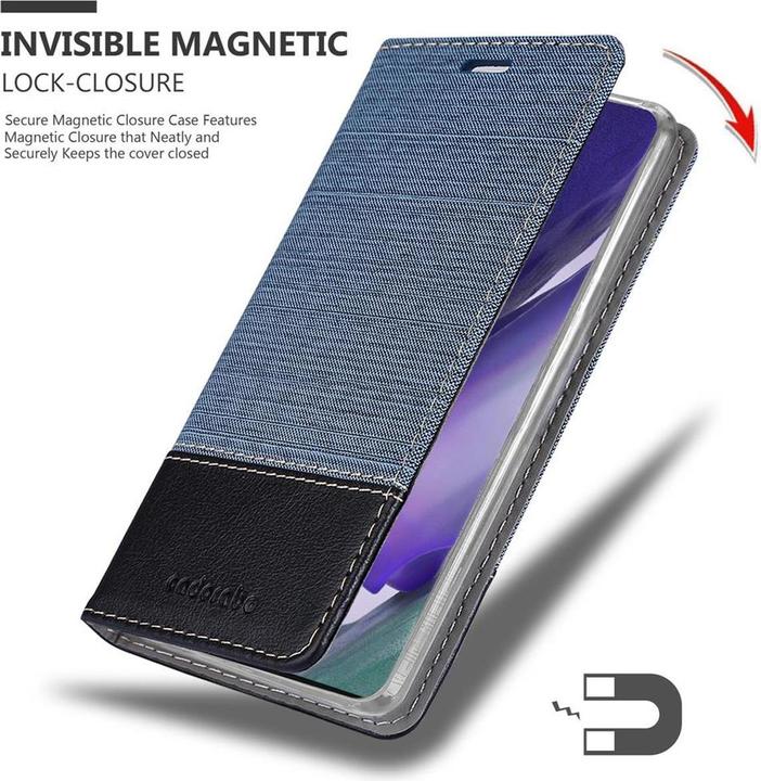 Actual product image Cadorabo Book Jeans Optics Cover (Samsung Galaxy Note 20+)