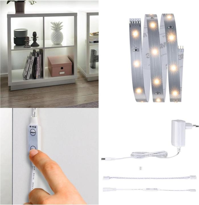 Immagine prodotto Paulmann Set di strisce MaxLED 250 (Bianco caldo, 100 cm, Interno)
