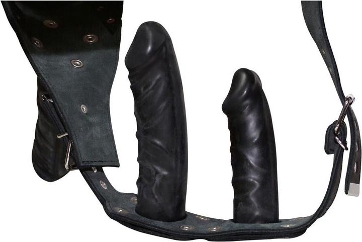 Immagine prodotto Zado Perizoma in pelle con 3 dildo