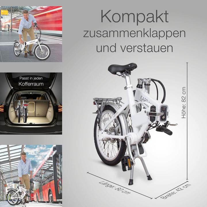Image du produit Aktivelo Vélo électrique 20 pouces E-Bike E-Vélo pliant,Vélo de ville électrique pliable avec batterie (20 cm)