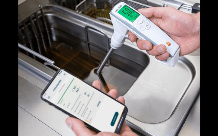 Productafbeelding Testo Temperatuur frituurolie instellen BT