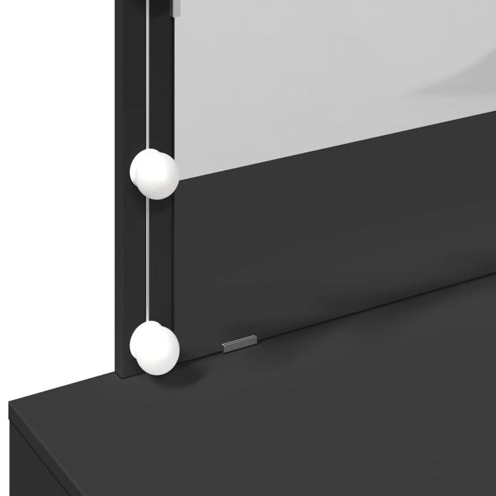 Actual product image VidaXL Dressing table with LED lighting (100 x 40 x 120 cm)