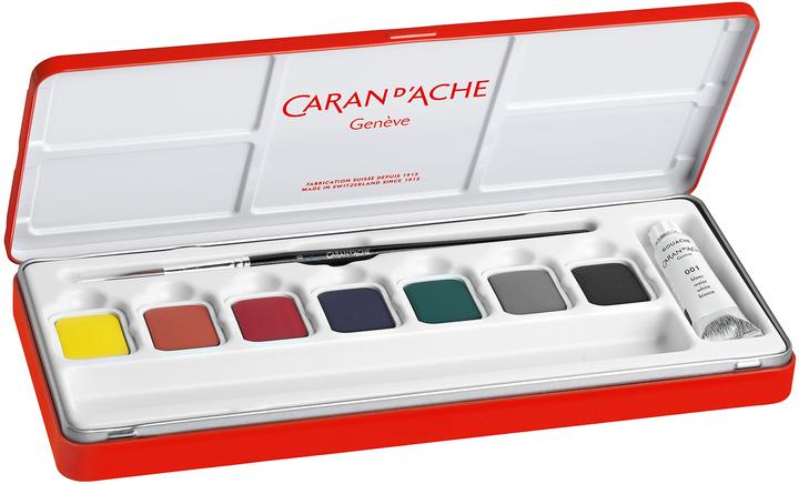 Image du produit Caran d'Ache Gouache Studio Tabletten Metallschachtel (Multicolore)