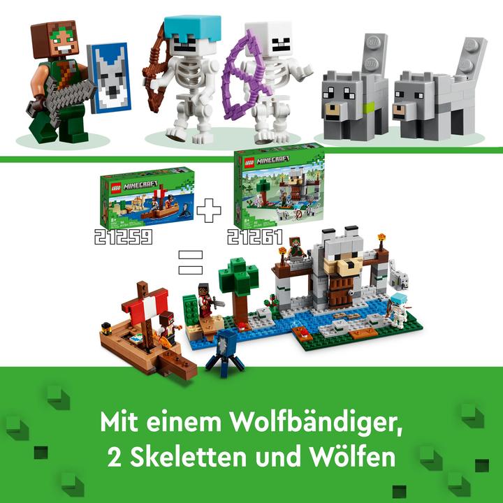 Image du produit LEGO 21261 La forteresse des loups (21261, LEGO Minecraft)
