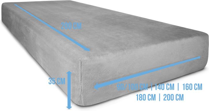 Actual product image Aspero Flannel fitted sheet PERPIGNAN - 2180 (180 x 200 cm)