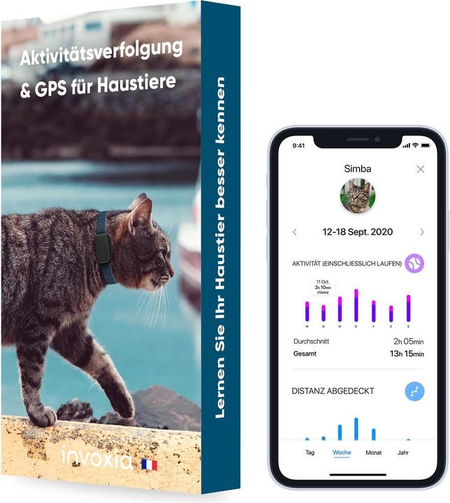 Actual product image Invoxia Pet GPS Tracker (Dog, Cat, General)