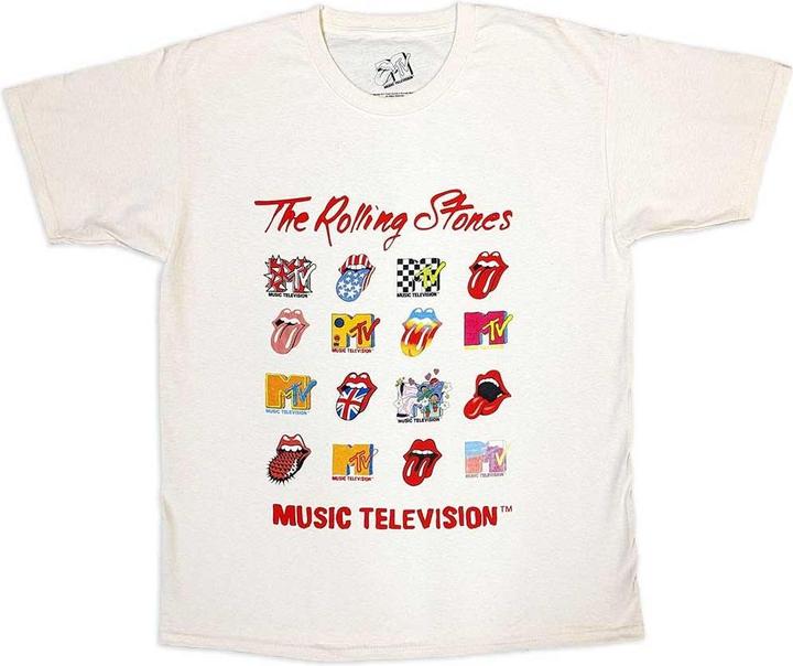 Immagine prodotto MTV Maglietta unisexe adulte Mashup Logo Rolling Stones (XXL)