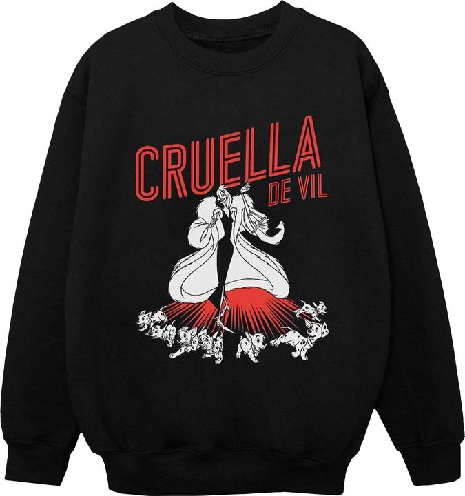 Immagine prodotto Disney Cruella De Vil Dalmatians Felpa Ragazze (152, 158)