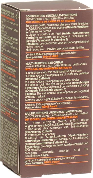 Image du produit Nuxe Soin multifonctionnel pour le contour des yeux des hommes (Crème, 15 ml, Journée)