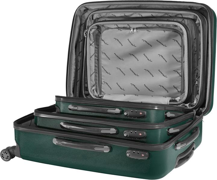 Produktbild Packenger Kofferset (88 l, Handgepäck (bis 50l), M (50 - 90l), L (90 - 115l))