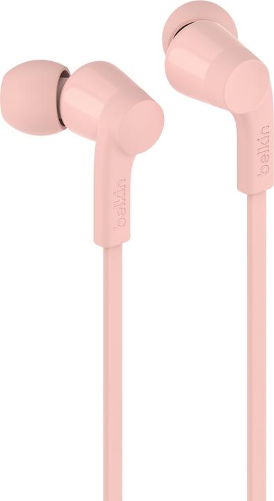 Actual product image Belkin Rockstar in-ear headphones cable, USB-C, pink G3H0002hqPKV2 (NC, Cable)