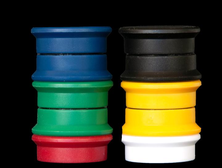 Produktbild Alco Kraftmagnete 38mm farbig sortiert 10 St./Pack (10 x)