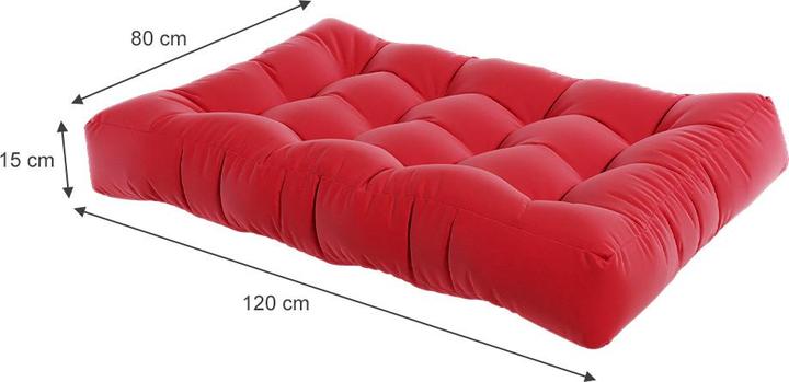 Produktbild Vicco Palettenkissen Flocken (120 x 80 x 15 cm)