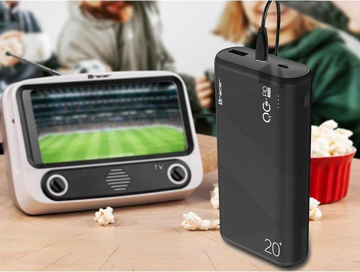 Produktbild Tracer Akku 20000mAh QC3.0-PD20W (20000 mAh, 20 W, 74 Wh)