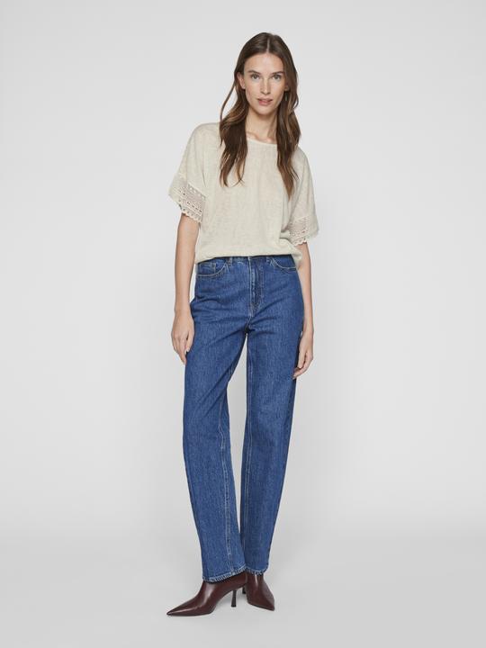 Actual product image Vila Round neck top with short sleeves (XS)
