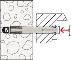 Actual product image Fischer Metal frame dowel (50 pcs.)