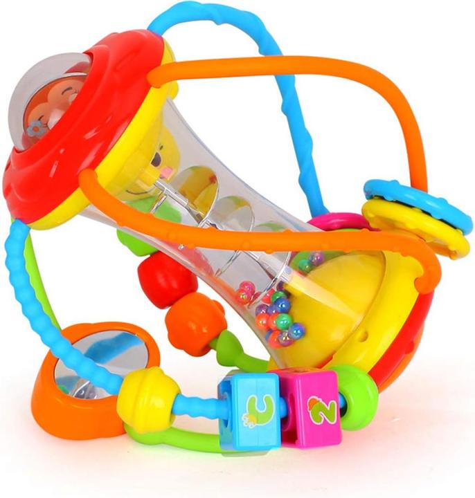 Actual product image Activity Board Baby Toy 6 Months Rattle Baby Motoric Ball Grasp Ball, Grasp, Shake & Crawl