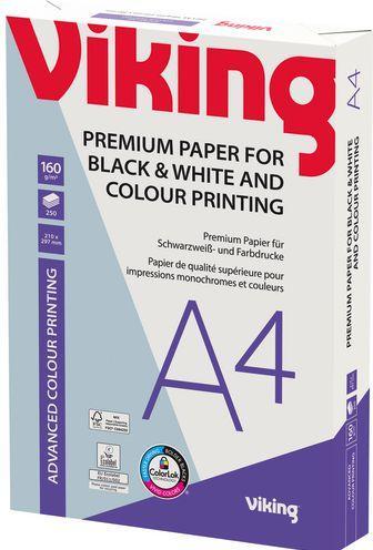 Productafbeelding Viking Kleurenlaserpapier Colour Print A4 160 g/m² Inkjet Laser (160 g/m², 250 x, A4)
