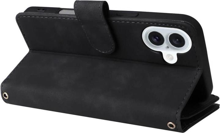 Actual product image Cover-Discount iPhone 16 Plus - Wallet case with lanyard (Apple iPhone 16 Plus)
