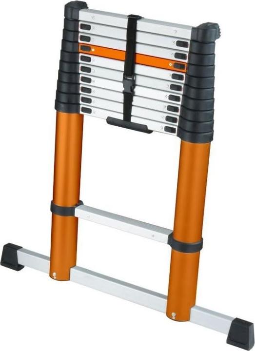 Batavia Teleskopleiter 2,93m - Softclose & Anti-Rutsch - Giraffe Air - Für innen und außen geeignet.Lig (Teleskopleiter, 293 cm)