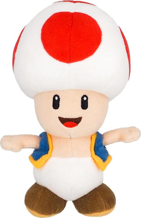 Actual product image Nintendo SUPER MARIO - Toad Rouge - Peluche 20cm (20 cm)