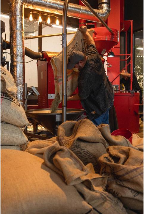 Actual product image Onesto Coffee beans organic anchor blend 1 kg (1000 g, Medium roast)