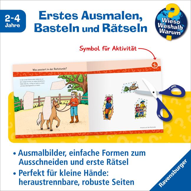 Produktbild Ravensburger Wieso? Weshalb? Warum? junior AKTIV: Auf dem Ponyhof (Deutsch, Marie Zippel, 2024)