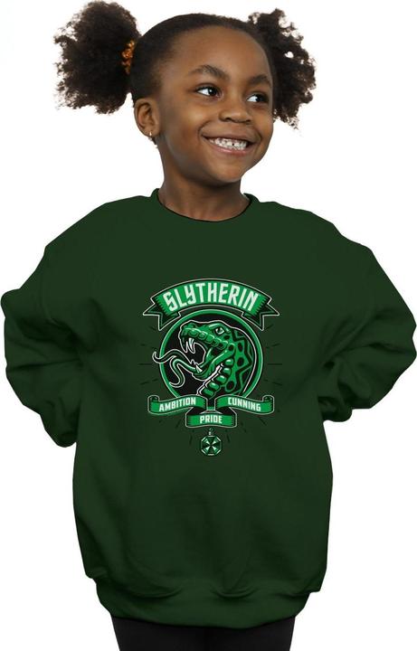 Image du produit - Sweat SLYTHERIN TOON CREST - Fille (140, 146)