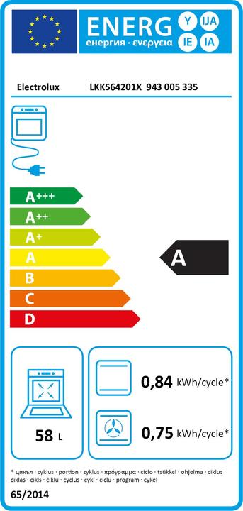 Energy Label Electrolux LKK564201X