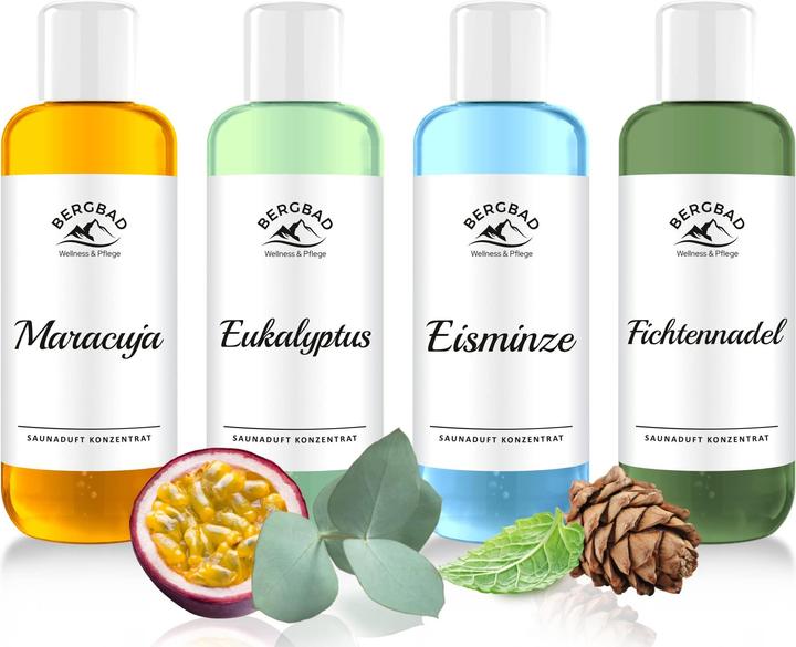Image du produit Bergbad Set d'infusion pour sauna 4 x 250ml