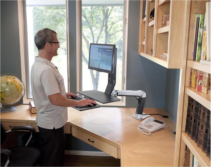 Actual product image Ergotron WORKFIT-A II, LD, 5" (Table, 27")