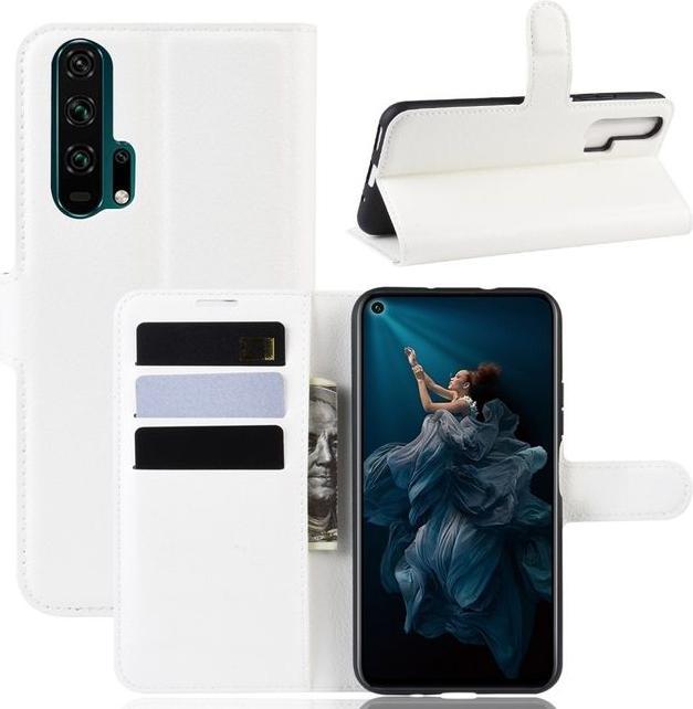 Actual product image MU Classic Litchi Leather Bookcover Series (Honor 20 Pro)
