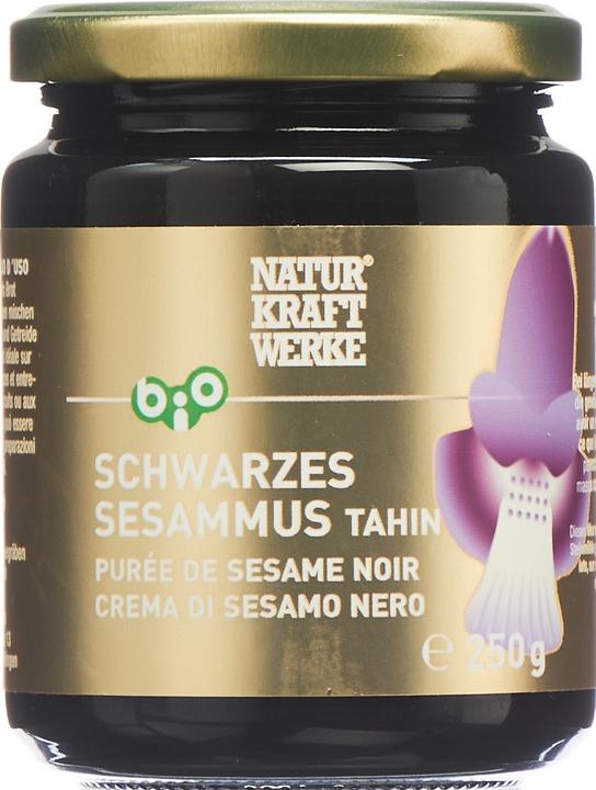 Produktbild NaturKraftWerke Schwarzes Sesammus Tahin Bio (250 g)