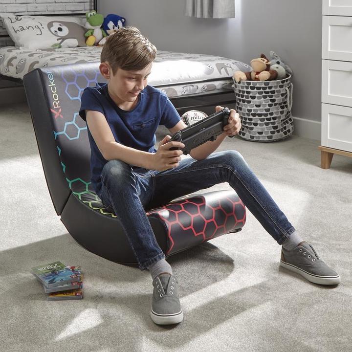 Actual product image X Rocker Siège de jeu pliable Video Rocker Neo Hex Edition