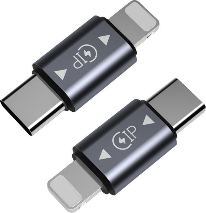 Produktbild PowerGuard USB-C zu Lightning Adapter (male/male) OTG Charge & Data (USB Typ C, Lightning)