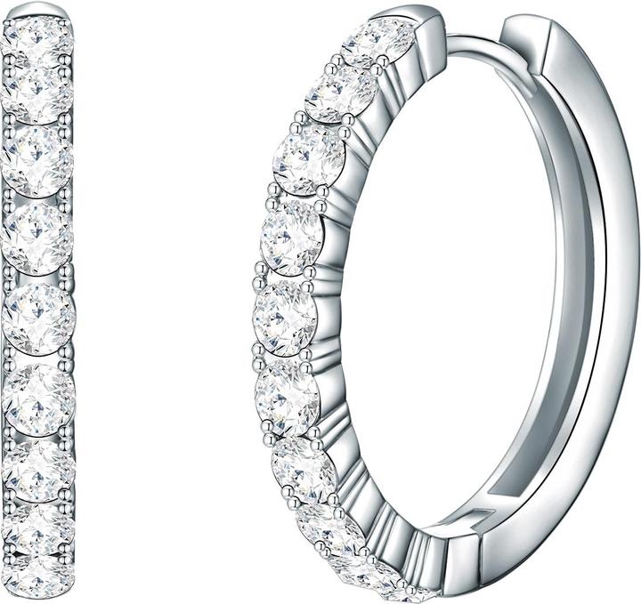 Immagine prodotto Lulu & Jane Donna in ottone decorato con cristalli Swarovski® in argento - 29091 (Ottone)