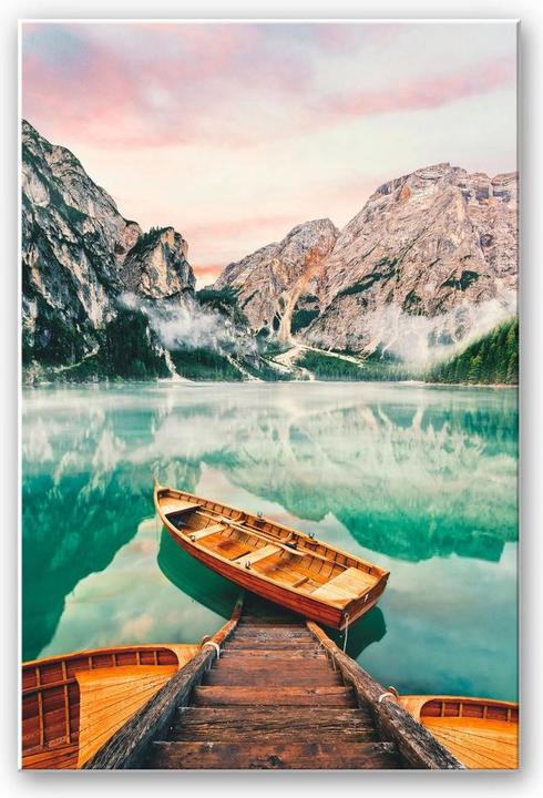 Actual product image Trenddeko Lago di Braies (70 x 100 cm)