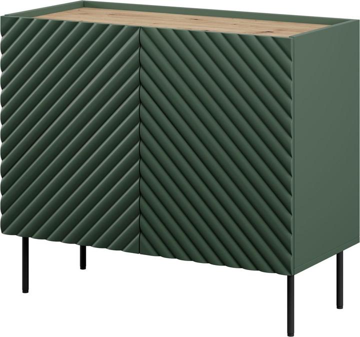 Actual product image Cama 2D chest of drawers ONDA 98x45xH85 green (98 x 45 x 85 cm)