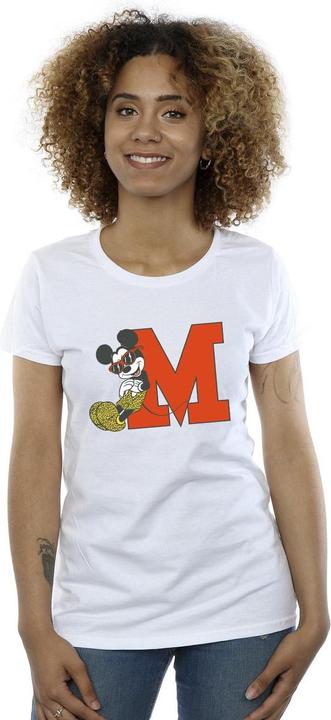 Actual product image Disney Womens/Ladies Mickey Mouse Leopard Trousers Cotton T-Shirt (S)