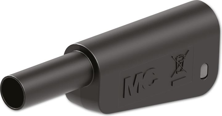 Image du produit Stäubli SLM-4A-46 Fiche lamellaire de sécurité Fiche Ø : 4 mm Noir 1 pc