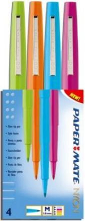 Immagine prodotto Paper Mate penne con punta in fibra Flair M confezione da 4 pezzi HG/M/O/T (4 x)