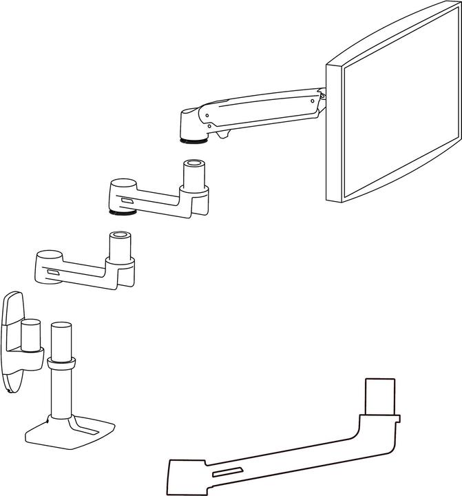 Actual product image Ergotron LX Extension