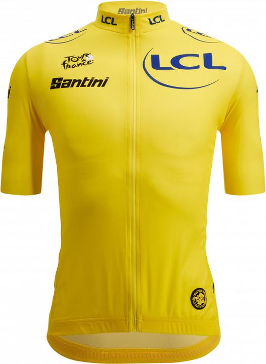 Image du produit Santini Kurzarmtrikot TDF LEADER YELLOW Herren (S)