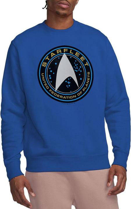 Actual product image Star Trek Beyond Unisex Adult Starfleet Patch Sweatshirt (S)