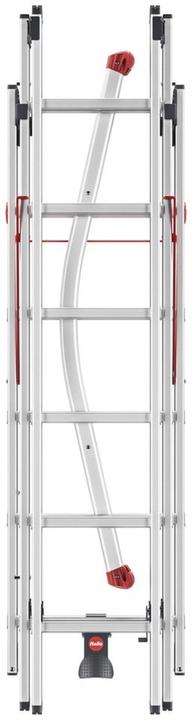 Actual product image Hailo S100 ProfiLOT | 2 x 6 + 1 x 5 rungs (Stepladder, 48 cm)