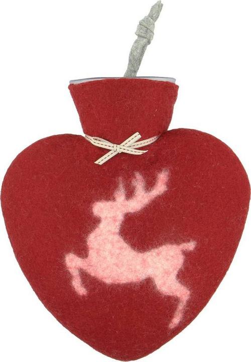 Produktbild Dorothee Lehnen Wärmeflasche Hirsch Sprung, 0.7l, rot (0.70 l)