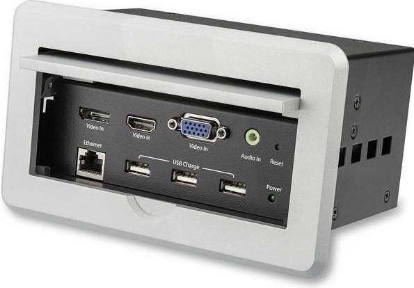 Image du produit StarTech Table de conférence Panneau de connexion de table pour audio et vidéo