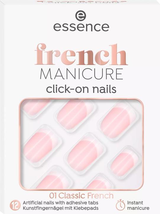 Image du produit essence French Manicure click-on Nails 12 pièces (Ongles artificiels, Nude)
